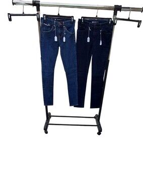 8271...Women's Duo Levi Jeans Size, W24 and W27, Details Shown Below.